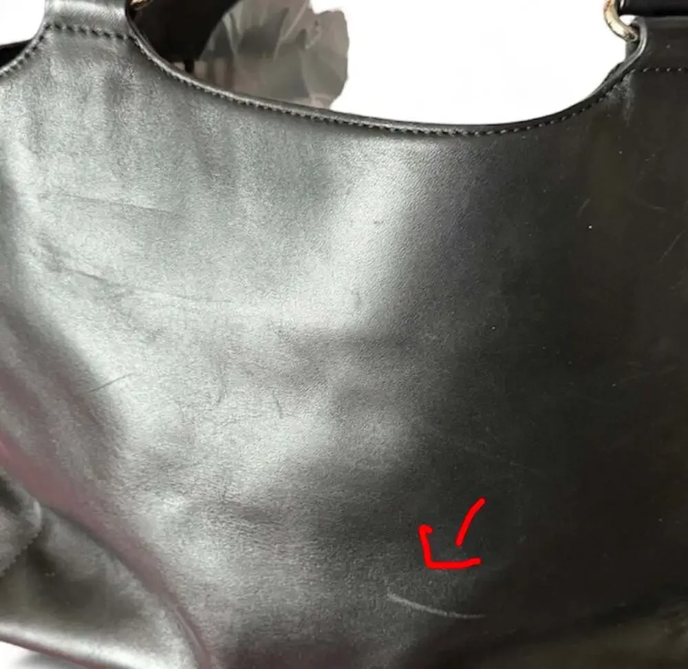 Kate Spade Hampton Road Melody Satchel Black buttery Leather Handbag